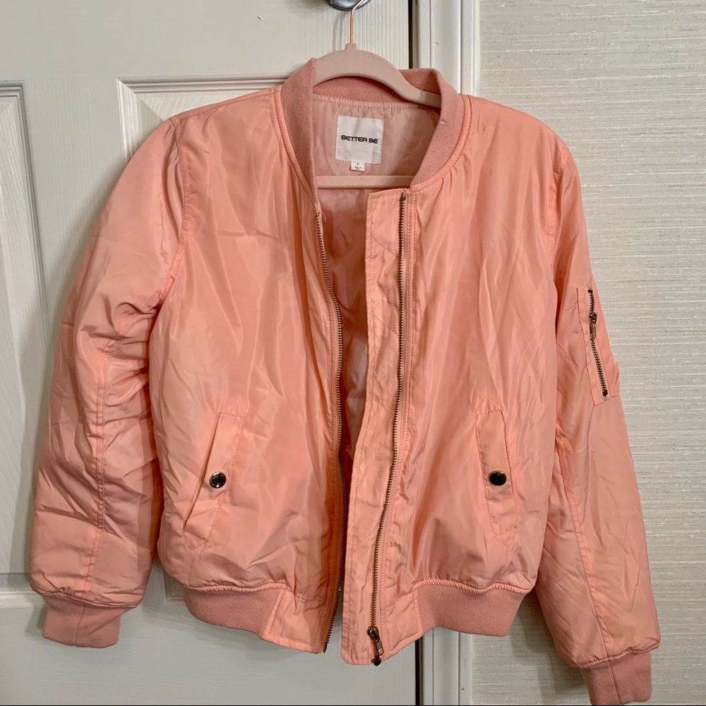 Pink Bomber Jacket - Picture 2 of 3